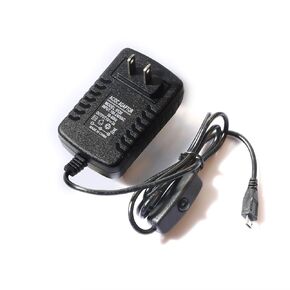 2PCS 5V 3A Micro USB AC Adapter DC Wall Power Supply Charger Compatible with Raspberry Pi 3 3B