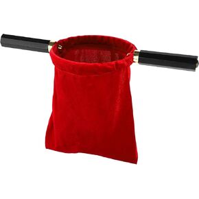 Brilucky Church Tithe Offering Bags with Wooden Handles,Offering Baskets for Church with Handles for Churches Communion Supplies,Collection Baskets for Church Offerings Accessories