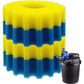 Replacement Sponge Filter Media Pads for VIVOHOME 1580/1840GPH Biological Pond Filter, Compatible with 1580/1840GPH/CPF-2500/ CPF-3500 Pressure Koi Fish Pond Filter