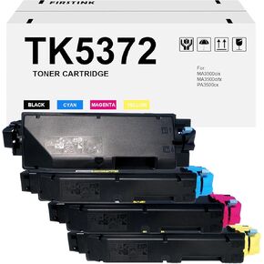 TK5372 Toner Cartridges TK-5372 Toner TK-5372K TK-5372C TK-5372M TK-5372Y Toner Set Works with MA3500cix MA3500cifx PA3500cx Model Printers
