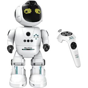 Robot Toy for Kids, Gesture Sensing Interactive Smart RC Robot, Rechargeable Programmable Remote Control Robot Gift Toy for Boys & Girls 3 4 5 6 7 Years Old