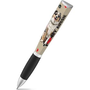 ANINKABOVE I Love My Dog Ballpoint Pen (قلم واحد، 3 جوانب) أقلام لطيفة لعيد ميلاد الكلب، أقلام ممتعة لمحبي الكلاب هدايا للنساء وأقلام رائعة لأب الكلاب، هدايا لأم الكلاب - أقلام مدرسية لطيفة للكلاب (هدية بيجل)