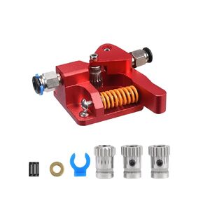Dual Gear Extruder, Upgraded CR10 Twin Gear Extruder Ender 3 Extruder for Creality Ender 3, Ender 3V2, Ender 3 Pro, CR-10 3D Printers