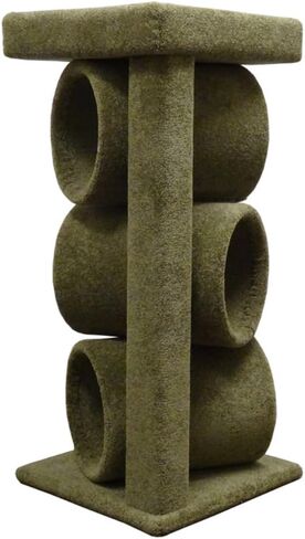 New Cat Condos Premier Triple Cat Tunnel, Beige in Saudi Arabia