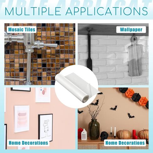Adhesive Tile Setting Mat Double Sided Tape Sheet Tile 16 Sq ft Adhesive Tile Mat Wide Large Tape for Crafts DIY Projects Arts Wall Decor Home Decoration(12 x 300 Inch) in Saudi Arabia