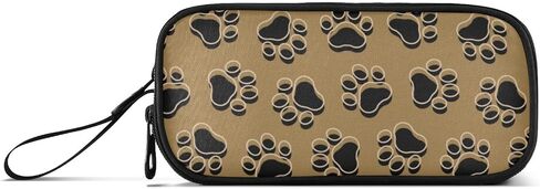 Big Capacity Pencil Case 3 Compartments Pen Case Canvas Bag Dog Alphabet Animal Make-up Pen Pouch for Office College School Kids Teens Student (Duck Ducky Animal Yellow) in Saudi Arabia