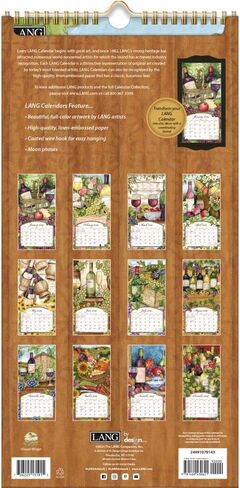 LANG Wine Country 2025 Vertical Wall Calendar (25991079143) in Saudi Arabia