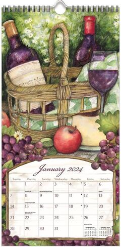 LANG Wine Country 2025 Vertical Wall Calendar (25991079143) in Saudi Arabia