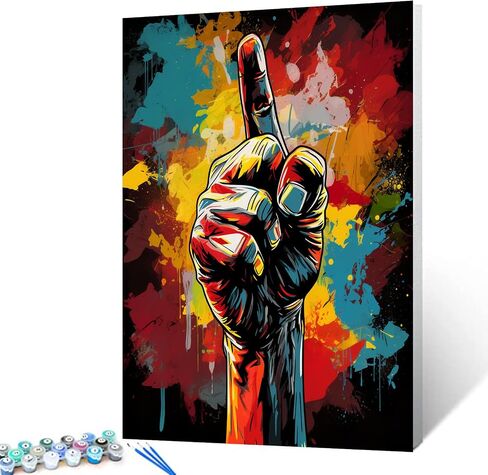 Fashion Girl Banksy Paint by Numbers for Adults Kids Graffitic Nurse Paint by Numbers DIY Painting Acrylic Fashion Women Paint by Numbers Kit Home Wall Living Room Decoration 16x20 Inch(DIY Frame) in Saudi Arabia