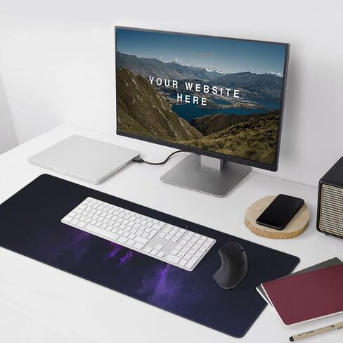 لوحة ماوس ألعاب Alien Mousepad كبيرة الحجم وممتدة مقاس XXL، مقاس 35.5 × 16 بوصة in Saudi Arabia