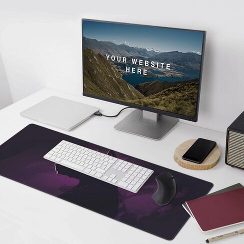 لوحة ماوس ألعاب Alien Mousepad كبيرة الحجم وممتدة مقاس XXL، مقاس 35.5 × 16 بوصة in Saudi Arabia