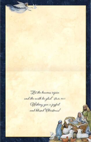 LANG - "Adore Him", Boxed Christmas Cards, Artwork by Susan Winget" - 18 Cards, 19 envelopes - 5.375" x 6.875" in Kuwait