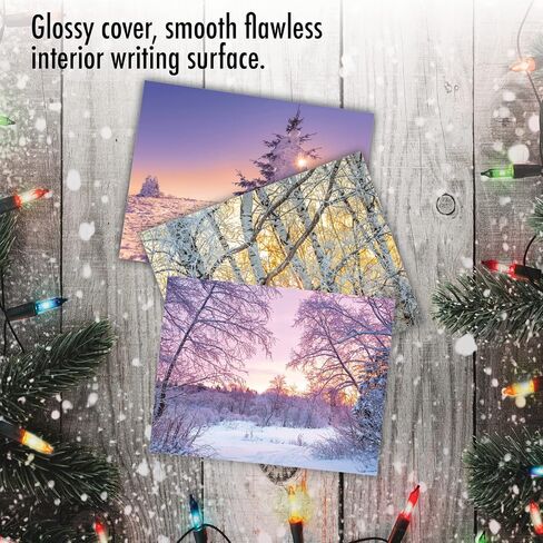 The Best Card Company - 20 Christmas Thank You Cards Boxed (10 Designs, 2 Each) - Assorted Gratitude Cards (4 x 5.12 Inch) - Season's Beachin AM6651XTG-B2x10 in Kuwait