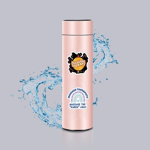 مجموعة 60 قطعة من ملصقات المعالجين بالتدليك، ملصقات جمالية مقاومة للماء من الفينيل لزجاجة المياه، والكمبيوتر المحمول، والهاتف، ولوح التزلج، وسجل القصاصات، وممتص الصدمات للأطفال والمراهقين والبالغين من أجل ديكور مستلزمات الحفلات in Kuwait