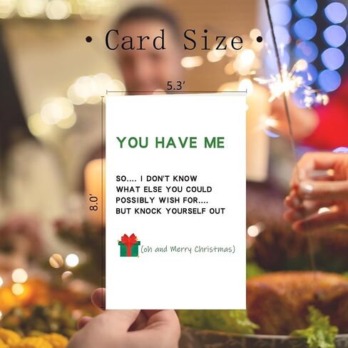 Funny Golf Christmas Card for Men Women,Merry Christmas Gifts for Golfer,Golf Xmas Card for Husband Boyfriend Dad Brother Boss in Kuwait
