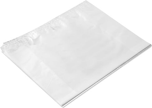 Restaurantware Bag Tek 12 x 4 x 20 Inch Gift Basket Bags 10 Bags For Part Favors - With Gusseted Sides Disposable Clear Plastic Basket Bags For Wedding Or Party Gifts in Saudi Arabia
