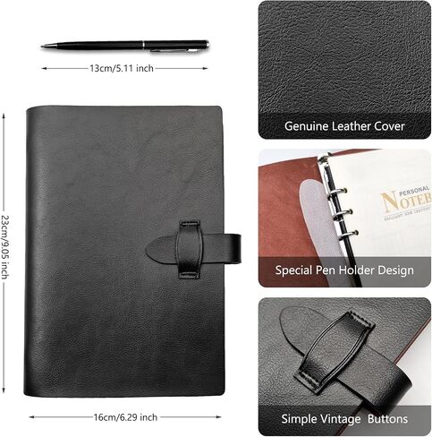 Journaling Notebooks - A5 Notebook - Field Notes Notebooks - with Pen, 200 Pages Thick Paper with Pen for Working, School, Daily Diary in Saudi Arabia