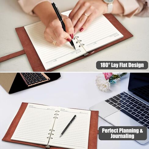 Journaling Notebooks - A5 Notebook - Field Notes Notebooks - with Pen, 200 Pages Thick Paper with Pen for Working, School, Daily Diary in Saudi Arabia