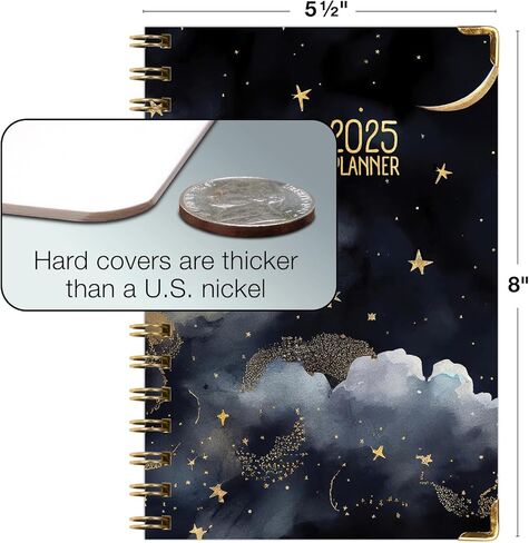 مخطط السنة الأكاديمية 2024-2025: (يونيو 2024 حتى يوليو 2025) 5.5 بوصة × 8 بوصة مخطط يومي وأسبوعي وشهري وجدول أعمال سنوي. مجموعة الإشارة المرجعية ومجلد الجيب والملاحظات اللاصقة (الحلم الكوني) in Kuwait