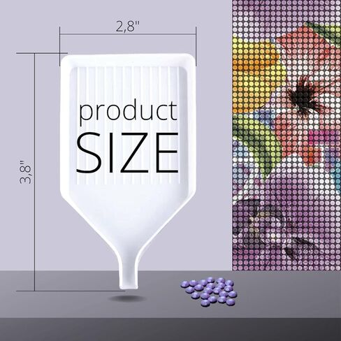 48PCS Diamond Art Painting Sorting Trays – 3.8x2.8 Inch Plastic Diamond Art Painting Bead Sorting Trays Organizer Diamond Painting Accessories and Tools for DIY Crafts Rhinestone Sorting Trays in Kuwait