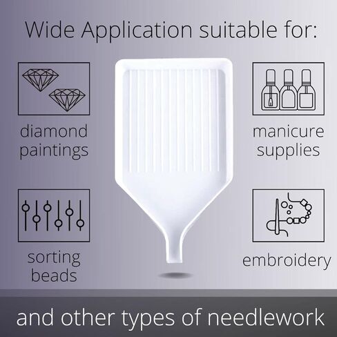 48PCS Diamond Art Painting Sorting Trays – 3.8x2.8 Inch Plastic Diamond Art Painting Bead Sorting Trays Organizer Diamond Painting Accessories and Tools for DIY Crafts Rhinestone Sorting Trays in Kuwait