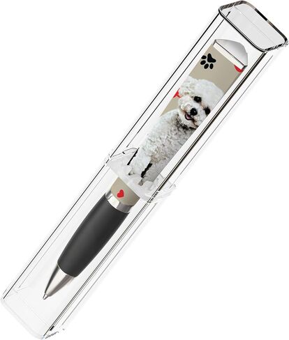 ANINKABOVE I Love My Dog Ballpoint Pen (1 Pen, 3-Sided) Dog Birthday Cute Pens, Fun Pens Dog Lovers Gifts For Women & Dog Dad Cool Pens, Dog Mom Gifts - Cute School Supplies Dog Pens (Shih Tzu Gift),Black,(DOG-1054-A12676BLK-SHZ) in Saudi Arabia
