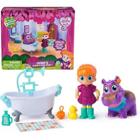 Vida the Vet, Juno’s Bubble Bath Pack with Vida & Color Changing Juno Action Figure & Doctor Kit Accessories, Kids Toys for Girls & Boys Ages 3 and up