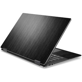Mightyskins Skin Compatible with Dell Xps 13 9365 2-in-1 (2017) - Black Wood | Protective, Durable, and Unique Vinyl Decal Wrap Cover | Easy to Apply, Remove, and Change Styles | Made in The USA