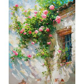 Artmaple Paint by Number for Adults Beginner Students Canvas ONLY,Ideal Gift Choice for Festival, DIY Acrylic Painting Kit for Room Decor (Cats Basking in The Sun)