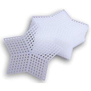 Craft Supply Plastic Canvas - Star Shape - 3.5 Inches - 20 Count
