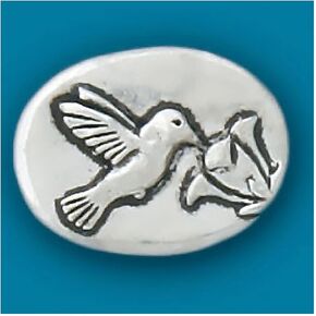 Basic Spirit Hummingbird - Practice Kindness Coin Handcrafted Pewter, Nature Bird Gift for Coin Collecting