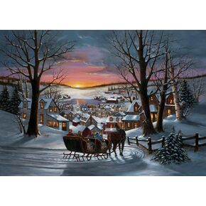 Sleigh Ride Christmas Cards - Set of 15