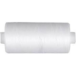 Kidlooks Durable Cotton Polyester Sewing Threads for Machine and Hand Sewing Accessories 150 Yard- White