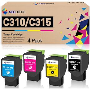 Compatible Toner Cartridge Replacement for Xerox C310 C315 C310DNI C310DNIM C315 C315DNI Printer (006R04356 006R04357 006R04358 006R04359, 4 Pack)