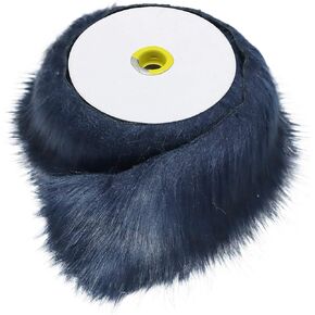 Furryvalley Faux Fur Trim Raccon Fox Fur Ribbon Craft Furry Stripe for Slippers Slides Fringe 2 Yards (Coffee)