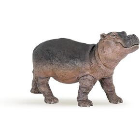 Papo -Hand-Painted - Figurine -Wild Animal Kingdom - Hippopotamus Calf -50052 -Collectible - for Children - Suitable for Boys and Girls- from 3 Years Old