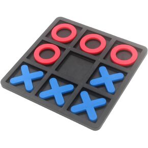 Tic Tac Toe Board Game,Tic Tac Toe Family Game, Classic Board Game, Classical Family Board Game,Children's Tic Tac Toe Game, Plastic tic tac Toe Game, Board Size 15 X 15 cm