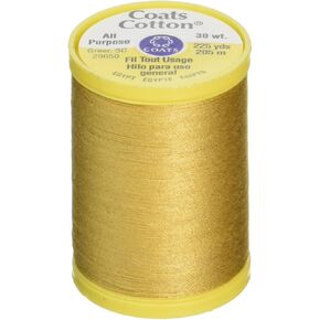 Coats Thread & Zippers Coats General Purpose Cotton Thread 225yd-Temple, Temple Gold