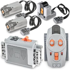 5Pcs Power-Function Set Compatible with Major Brand Technic-Parts Motor-Set IR Receiver Remote-Control AA Battery Box