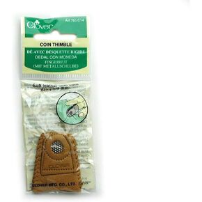 CLOVER(R Leather Coin Thimble
