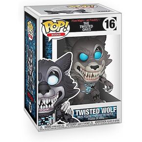 Pop Five Nights at Freddy's (FNAF) - Twisted Wolf Vinyl Figure Bundle with Compatible Funko Box Protector