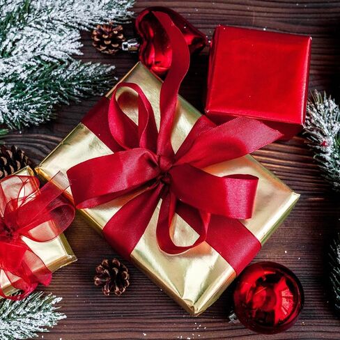 1 1/2 بوصة عيد الميلاد الشريط الأخضر، 100 ياردة 1-1/2 بوصة عيد الميلاد الأخضر وصمة عار الشريط شريط من القماش الصلب لتغليف الهدايا باقات الزهور الزفاف ديكور المنزل الطرف in Kuwait