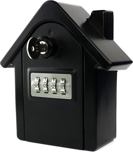 Key Storage Security Lock,V-Resourcing® Wall Mounted Outdoor Combination Lock Box with Emergency Unlock,Password Recovery Design, to Share and Secure Keys for Home,Office,Garage etc in Saudi Arabia