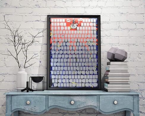 350 Fantastic Movies Poster Scratch Off Movie BucketList for Cinema Lovers Scratch Poster Erase Best Films More Than 100 Movies Poster Wall Poster Fantasy Gift in Saudi Arabia