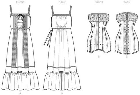 McCall's Patterns McCall's Women's Chemise Costume Angela Clayton, Sizes 14-22 Sewing Pattern in Saudi Arabia