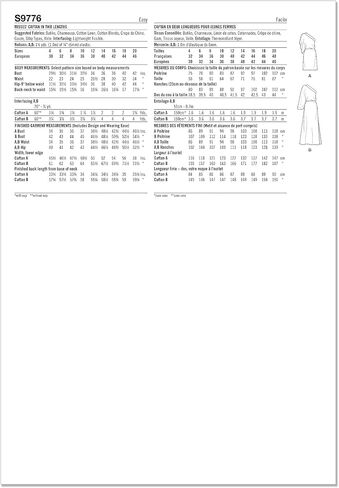 Simplicity Easy Misses' Caftan Sewing Pattern Packet by Mimi G Style, Design Code S9776, Sizes 12-14-16-18-20, Multicolor in Saudi Arabia