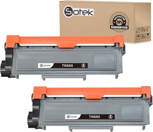 Sotek TN660 Compatible Toner Cartridge TN630 TN-630 TN-660, Work for MFC-L2740DW DCP-L2520DW DCP-L2540DW MFC-L2700DW MFC-L2720DW HL-L2300D HL-L2320D HL-L2360DW HL-L2380DW HL-L2340DW (2 Pack) in Saudi Arabia