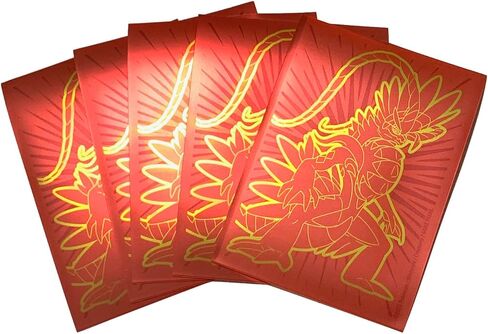 Koraidon Pokemon Card Sleeves - Scarlet & Violet Deck Protectors x65 - Elite Trainer Box in Saudi Arabia