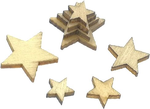 Kinteshun Natural Wood Unfinished Cutout Veneers Slices for Patchwork DIY Crafting Decoration(100pcs,Hand Shape) in Kuwait