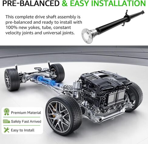 Front Drive Shaft Assembly Compatible with Ford F-150 2009-2014, Expedition & Lincoln Navigator 2007-2014,　Complete Prop Shaft Driveshaft Replace#938-082,7L1Z4A376A, 7L1Z4A376B in Saudi Arabia